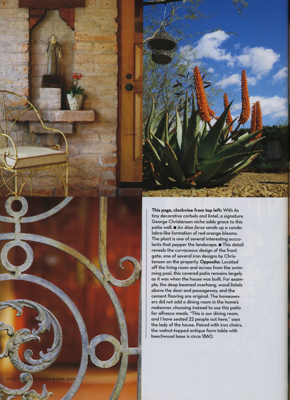  Phoenix Home and Garden Lisa Gildar Interior Spaces 2009 